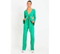 Missy Empire High Waisted Trouser Vert 12 (M) Female