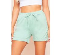 Missy Empire Jersey Casual Shorts Vert S/M Female