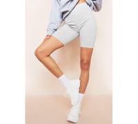 Missy Empire Knit Cycle Shorts Gris 4 (3XS) Female