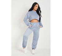 Missy Empire Loopback Joggers Bleu 4 (3XS) Female