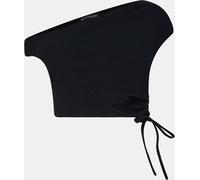 Missy Empire Off The Shoulder Ruched Crop Top Noir 12 (M) Female