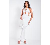 Missy Empire Out Chain Maxi Dress Blanc 8 (XS) Female