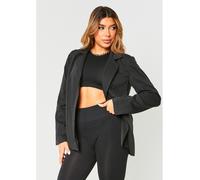 Missy Empire Oversized Blazer Noir 10 (S) Female