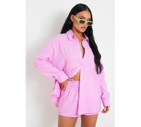 Missy Empire Oversized Shirt Lilas 6 (2XS) Female