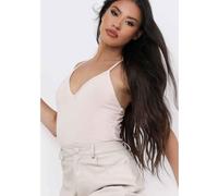 Missy Empire Plunge Strappy Bodysuit Pierre 4 (3XS) Female