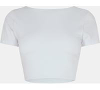 Missy Empire Premium Sculpt Backless Crop Top Womens Blanc 12 (M) Female