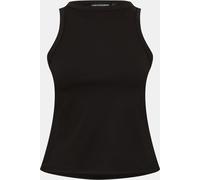 Missy Empire Premium Sculpt Racer Top Noir 8 (XS) Female