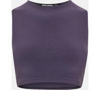 Missy Empire Racer Back Crop Top Womens Charbon de bois 10 (S) Female