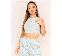Missy Empire Racer Crop Top Olive (there is no difference between en-GB and fr-FR for this word) 12 (M) Female