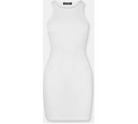 Missy Empire Racer Ribbed Mini Dress Blanc 12 (M) Female