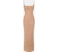 Missy Empire Rhinestone Embellished Mesh Maxi Dress Womens Nu 14 (L) Female