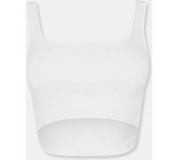 Missy Empire Rib Knit Bralette Blanc M Female