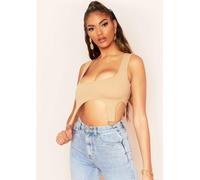 Missy Empire Ring Corset Crop Top Pierre 8 (XS) Female