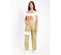 Missy Empire Rise Cargo Pants Olive (there is no difference between en-GB and fr-FR for this word) 6 (2XS) Female