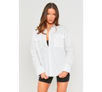 Missy Empire Shirt With Pocket Detail Blanc 10 (S) Female