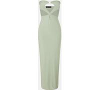 Missy Empire Slinky Bandeau Cut Out Maxi Dress Womens Sauge 10 (S) Female