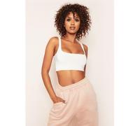Missy Empire Slinky Square Neck Extreme Crop Top Nu 12 (M) Female