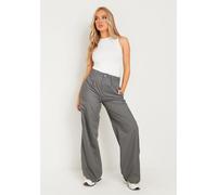 Missy Empire Slouchy Wide Leg Trouser Charbon de bois 8 (XS) Female