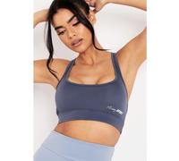 Missy Empire Sport Back Detail Gym Crop Top Marine 8 (XS) Female