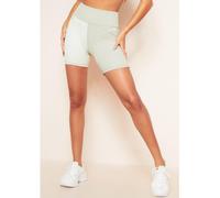 Missy Empire Sport Colour Block Gym Shorts Vert 8 (XS) Female