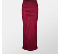 Missy Empire Spot Mesh Maxi Skirt Vin 10 (S) Female