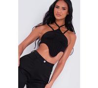 Missy Empire Structured Corset Top Noir 14 (L) Female