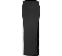 Missy Empire Super Soft Split Leg Skirt Noir 10 (S) Female