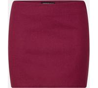 Missy Empire Tailored Linen Mini Skirt Bourgogne 14 (L) Female