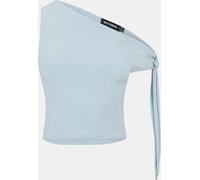 Missy Empire Tie Shoulder Top Womens Bleu 14 (L) Female
