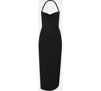 Missy Empire Twist Back Slinky Maxi Dress Womens Noir 12 (M) Female