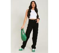 Missy Empire Up Side Mom Jeans Noir 6 (2XS) Female