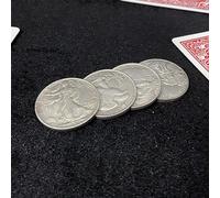 Mist Coin Set 2.0 Tour de Magie Coin Matrix Transport Magic Close-up Apparaissant Vanishing Illusions Gimmicks Props