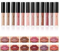 Mist Matte Nude Lipstick Set 12 Couleurs Étanche Longue Durée Brillant À Lèvres Anti-Adhésif Coupe Rouge À Lèvres