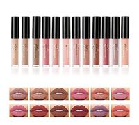 Mist Matte Nude Lipstick Set 12 Couleurs Étanche Longue Durée Brillant à Lèvres Anti-Adhésif Coupe Rouge à Lèvres