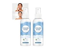 mist rafraîchissant instantané pour temps chaud, brume fraîche pour les sports actifs et l’entraînement, vaporisateur léger pour le corps, essentiel frais d'été portable (2 pièces)