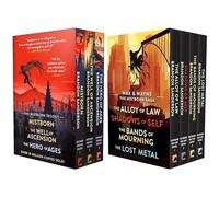 Mistborn 7 Trade Paperback Books Collection Set by Brandon Sanderson (Final Empire, Well of Ascension, Hero of Ages, Bands of Mourning, The Alloy of Law, Shadows of Self & The Lost Metal)