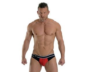 Mister B URBAN Manhattan Jockstrap, Suspensoir Homme, Rouge/Noir