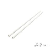 Baguettes pour Diabolo - Mister Babache - Devil 12 mm - Silicone - la paire Blanc Blanc