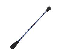 Mister Babache Bâton du diable Flower toile bleu décoration hélicoïdale avec relief sans baguettes