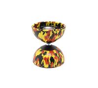 Mister Babache Diabolo arlequin Medium (Vendu sans Baguettes) Noir/Rouge/Jaune