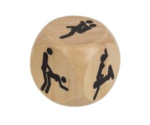 Mister Curiosities Dé en Bois pour Couple - Cadeau Romantique et Amusant - Accessoire de soirée, idée Cadeau Original Saint-Valentin, Mariage ou Anniversaire, Enterrement de Vie