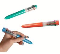 Mister Curiosities Stylo multicolore 10 couleurs