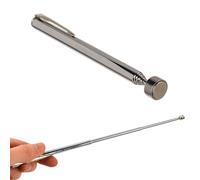 Mister Curiosities Tige télescopique aimanté outil magnétique puissant de ramassage, pêche à l'aimant en forme de stylo, canne extensible 13 à 65 cm pour attraper clés, vis, clous, monnaie