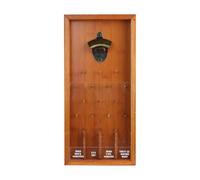 MISTER GADGET Cadre décapsuleur MG3144 – Jeu à boire en bois, métal et plastique, Marron transparent