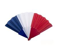 MISTER GADGET Éventail Drapeau France Pliant Supporter Tricolore