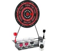 MISTER GADGET - Jeu À Boire Cible - 1 Cible, 4 Fléchettes Magnétiques, 4 Shooters - Dimensions : 24.5 X 7 X 35 cm