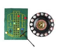 Generique Jeu de Roulette - Jeu à boire Mister Gadget MG3374 - 30 cm, 16 verres - Multicolore
