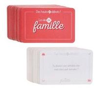 MISTER GADGET - MG3272 Jeu de Cartes à Débats Famille - 55 Cartes pour Animations et Divertissement - Soirées Entre Amis - 53 x 85 x 1 cm - Couleur Orange