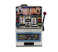 MISTER GADGet - MG2000 Tirelire Machine À sous - Conçu pour Décoration Intérieure - Fonction Interactive - Dimensions 13,50 x 9,60 x 18,40 cm - Multicouleur