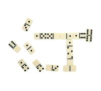 MISTER GADGET - MG3327 - Jeu de Domino Fun en Gomme - Indispensable pour Vos instants de Divertissement - Format Pratique 5x25x1 cm - Couleur : Noir - Idée Cadeau
